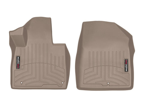 WeatherTech 2019+ Hyundai Santa Fe Front FloorLiner - Tan - 4514851