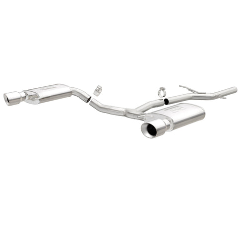 Magnaflow 2015 Audi Allroad 2.0L Touring Dual Spilt Rear Exit 2.5in 4in Tip SS C/B Perf Exhaust - 15369