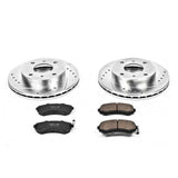 Power Stop 89-96 Nissan 240SX Front Z23 Evolution Sport Brake Kit - K654