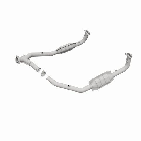 MagnaFlow DF Cat. Conv 97 Land Rover Defender 90 4.0L Y-Pipe Assy / 96-99 Discovery 4.0L Y-Pipe Assy - 93690