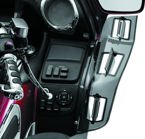 Kuryakyn Dragon Wings 01-17 Honda GL1800 Models Smoke - 8939