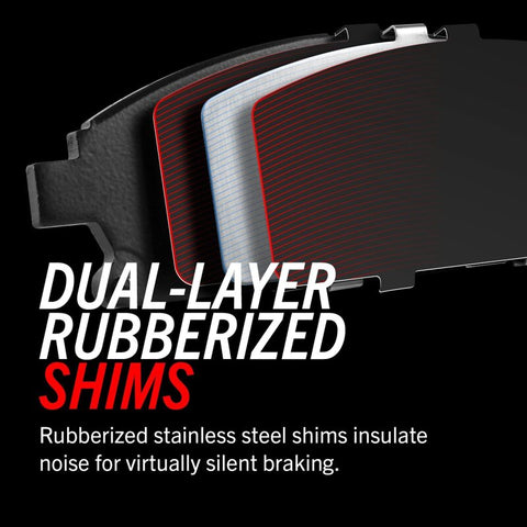 Power Stop 09-14 Acura TL Rear Z16 Evolution Ceramic Brake Pads - 16-1103
