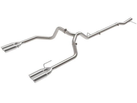 aFe GM Trucks 23-24 L6-3.0L (td) LZ0 Vulcan Series 3in 304 SS DPF-Back Exhaust System w/Polished Tip - 49-34146-P