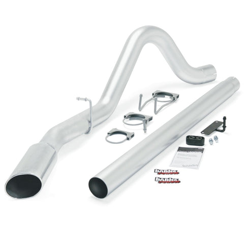 Banks Power 08-10 Ford 6.4L ECSB/CCSB (SWB) Monster Exhaust System - SS Single Exhaust w/ Chrome Tip - 49780