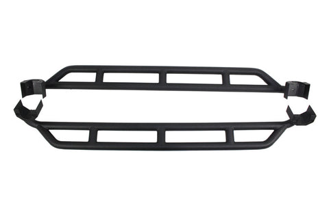 Fishbone Offroad 07-18 Jeep JK 2 Door Wrangler JK Steel Rock Sliders - Blk Textured Powdercoat - FB23008
