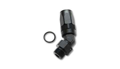 Vibrant Male -6AN 45 Degree Hose End Fitting - 9/16-18 Thread (6) - 24402