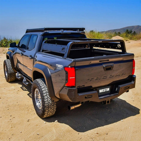 Westin 05-21 Toyota Tacoma Overland Cargo Rack Base - Textured Black - 51-20015