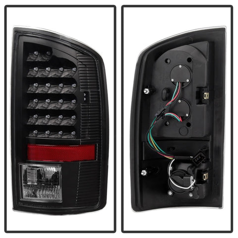 xTune Dodge Ram 02-06 1500 / Ram 2500/3500 03-06 LED Tail Light Black ALT-JH-DR02-LED-BK - 5072979
