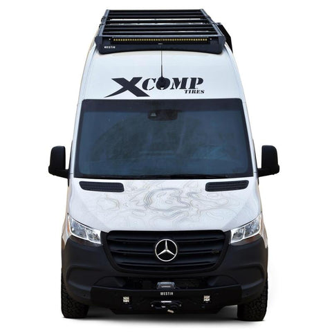 Westin 19-23 Mercedes-Benz Sprinter 144in WB/High Roof Mesa Roof Rack - Textured Black - 15-00025