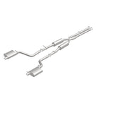MagnaFlow Cat-Back SS 2.5in Dual Split Rear Exit (OEM Tips) 15-16 Dodge/Chrysler Charger/300 5.7L V8 - 19226