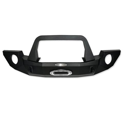 Rock Slide 07-18 Jeep JK 2-4 Door Rigid Full Front Bumper / Complete With Winch Plate - FB-F-100-JK