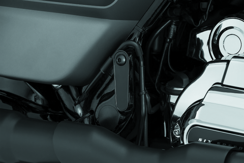 Kuryakyn Passenger Board Block Off Plate Black - 9397