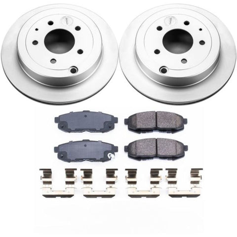 Power Stop 04-06 Mazda MPV Rear Z17 Evolution Geomet Coated Brake Kit - CRK4601