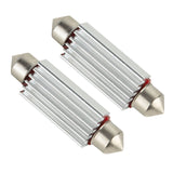 Oracle 44MM 6 LED 3-Chip Festoon Bulbs (Pair) - Red - 5207-003