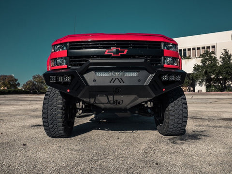 Road Armor 15-19 Chevy 2500 SPARTAN Front Bumper - Tex Blk - 3152XF0B
