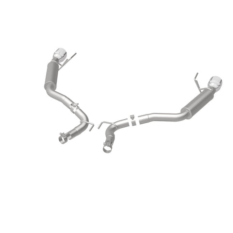 MagnaFlow Axle Back, SS, 2.5in, Competition, Dual Split Polish 4.5in Tip 2015 Ford Mustang Ecoboost - 19179