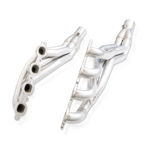 Stainless Works 2019+ Chevrolet Silverado 5.3L Catted Headers 1-7/8in Primaries 3in Leads Y-Pipe - CT19HCATY