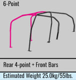 Cusco Steel Roll Cage 6 Point 4 Passenger Through Dash 2015 Subaru WRX / STI - 6A1 290 B20