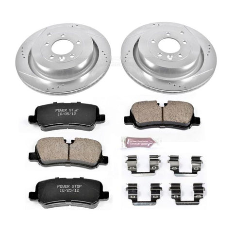 Power Stop 10-16 Land Rover LR4 Rear Z23 Evolution Sport Brake Kit - K6564