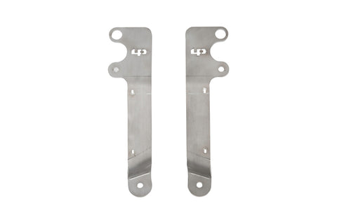 LP Aventure 18-19 Subaru Crosstrek Hood Light Brackets - Bare (Pair) - FLP-CTA-18-HBL-B