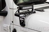 Diode Dynamics 18-21 Jeep JL Wrangler/Gladiator SS3 Cowl LED Bracket Kit - White Sport - DD6553