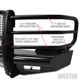 Westin 11-14 Chevrolet Silverado 2500/3500 HDX Bandit Front Bumper - Blk - 58-31145