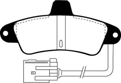 EBC 95-00 Ford Contour 2.0 Ultimax2 Rear Brake Pads - UD661