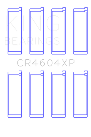 King 07-09 Mazdaspeed 3 L3-VDT MZR DISI (t) Duratec High Performance Rod Bearing Set - Size (0.50) - CR4604XP0.5