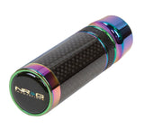 NRG Slimboy Adjustable Shift Knob (M10X1.25) Nissan / Mazda / Toyota - Carbon Fiber / Neochrome - SK-580BC/MC-1