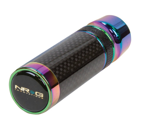 NRG Slimboy Adjustable Shift Knob (M10X1.25) Nissan / Mazda / Toyota - Carbon Fiber / Neochrome - SK-580BC/MC-1