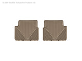 WeatherTech 09-13 Toyota Corolla Rear Rubber Mats - Tan - W80TN