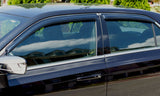 AVS 19-22 Mazda 3 Hatchback Ventvisor Outside Mount Window Deflectors 4pc - Smoke - 94781
