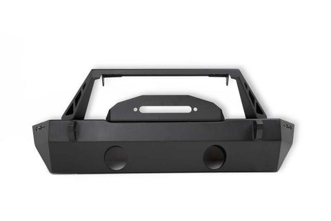 DV8 Offroad 07-23 Jeep Wrangler/Gladiator JT/JK/JL FS-25 Stubby Front Bumper w/Plated Bull Bar - FBJL-06