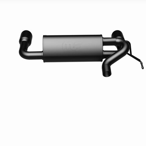 MagnaFlow 2021 Ford Bronco 2.3L I-4 Axle-Back Exhaust w/ Dual Split Rear Style Exit- Black Tips - 19555