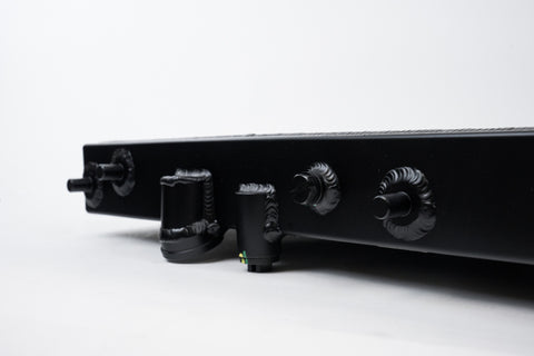 CSF 92-00 Honda Civic w/K-Swap V3 Radiator - Black Finish - 2850KB