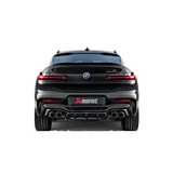 Akrapovic 2019+ BMW X4M Rear Carbon Fiber Diffuser - High Gloss - DI-BM/CA/6