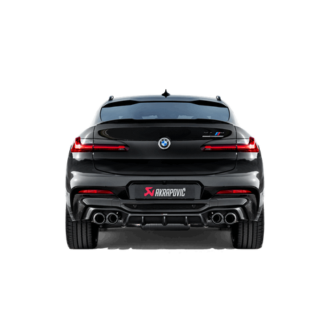 Akrapovic 2019+ BMW X4M Rear Carbon Fiber Diffuser - High Gloss - DI-BM/CA/6