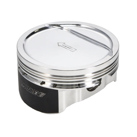 Manley Small Block Chevy LS Series 4.130in Bore 1.115in CD -18cc Dish Platinum Series Pistons - 596305C-8