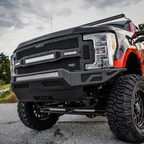 Westin 17-19 Ford F-250/350 Pro-Mod Front Bumper - Textured Black - 58-41175