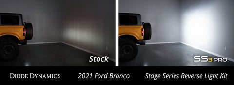 Diode Dynamics 21-22 Ford Bronco C2 Sport Stage Series Reverse Light Kit - DD7355