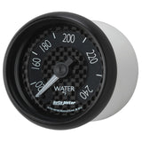 Autometer GT Series 52mm Mechanical 120-240 Deg F Water Temperature Gauge - 8032