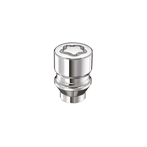 McGard Wheel Lock Nut Set - 4pk. (Uni-Lug) M12X1.5 / 13/16 Hex / .197in. Shank / 1.375in. L - Chrome - 24022