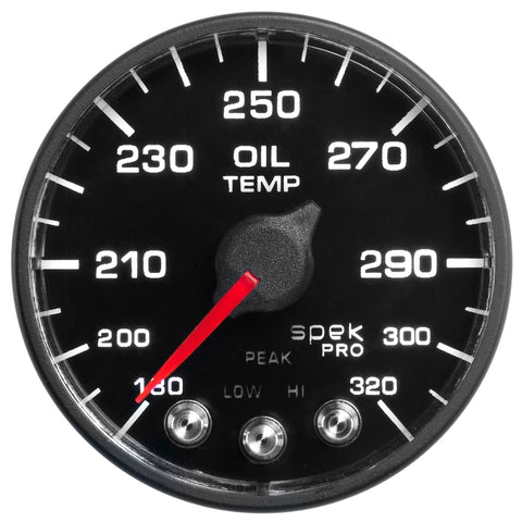 Autometer Spek-Pro - Nascar 2-1/16in Oil Temp 180- 320F Bfb Ecu - P553328-N1