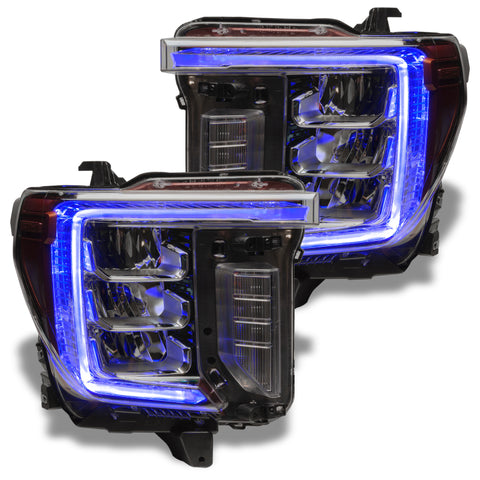 Oracle 20-21 GMC Sierra 2500 HD RGB+W Headlight DRL Kit - w/ Simple Controller - 1451-504