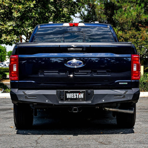 Westin 15-20 Ford F-150 Pro-Series Rear Bumper - Textured Black - 58-421015