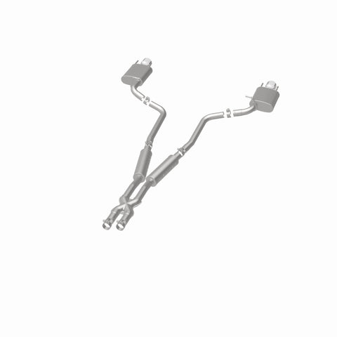MagnaFlow 10-12 Cadillac CTS V6 3.0L (Exc AWD) Dual Split Rear Exit Stainless Cat Back Perf Exhaust - 15136