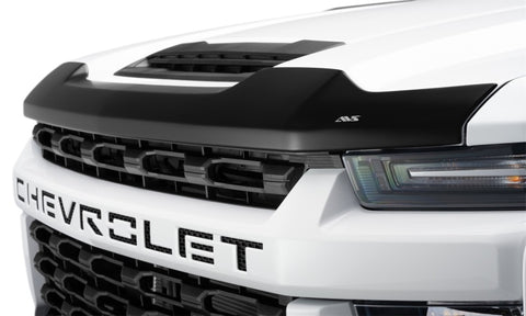 AVS 20-22 Chevrolet Silverado 2500 HD Aeroskin Low Profile Hood Shield - Matte Black - 377187
