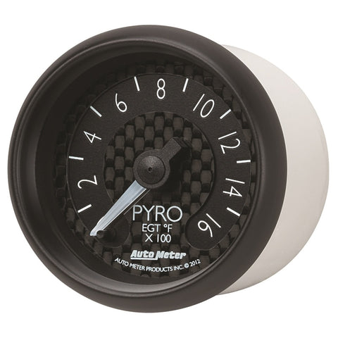 Autometer GT Series 52mm Full Sweep Electronic 0-1600 Deg F EGT/Pyrometer Gauge - 8044