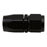 DeatschWerks 8AN Female Swivel Straight Hose End CPE - Anodized Matte Black - 6-02-0805-B