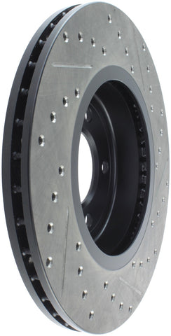 StopTech 06-08 BMW Z4 / 00-07 330 Series (E46/E90) Slotted & Drilled Right Front Rotor - 127.34052R